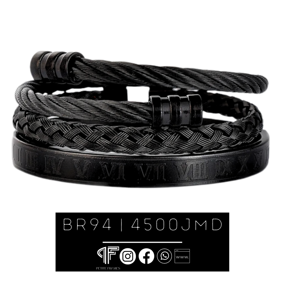 Louis Vuitton Mens Bracelets 2023 Ss, Black